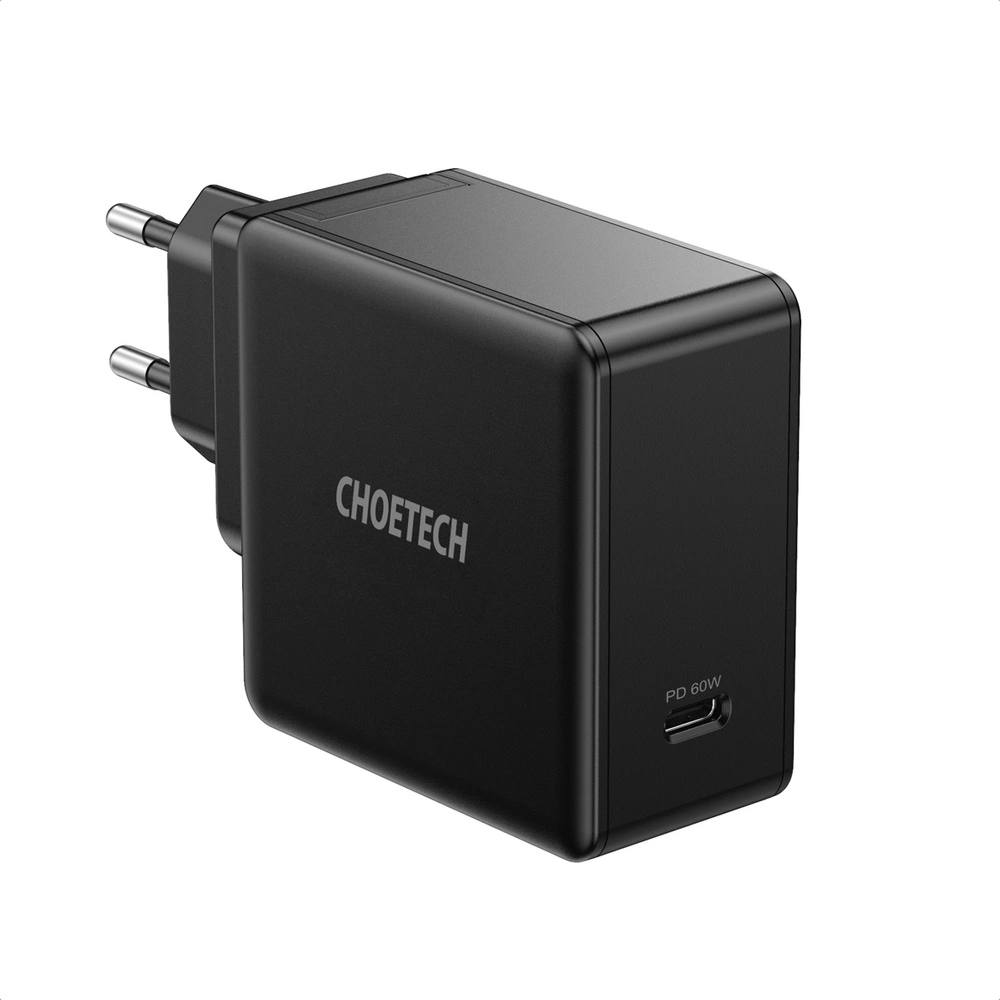 Ładowarka sieciowa Choetech Q4004-EU USB-C PD 60W 3A czarny